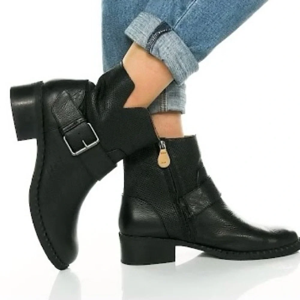 Kenneth Cole New York Women's Best Slit Moto 2 Motorcycle Boot